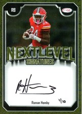 2025 Sage HIGH Next Level Signatures Roman Hemby GOLD Auto /10 NLS-RH