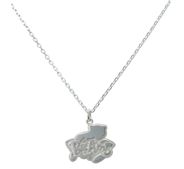 Pokemon Center Shibuya BEAMS SILVER PENDANT MW Mew Necklace Japan Tokyo Gift