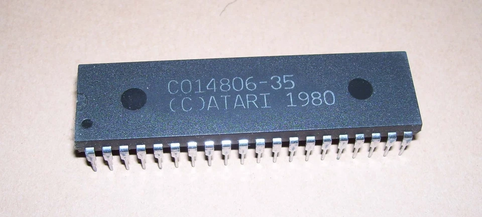 NUOVA console computer Atari 800 XL XE MPU CPU IC chip C014806 / 6502C Sally