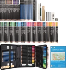 YBLANDEG Sketching and Drawing Colored Pencils Set 96-Pieces,Art Supplies Painti