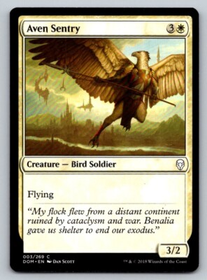Aven Sentry Dominaria Regular