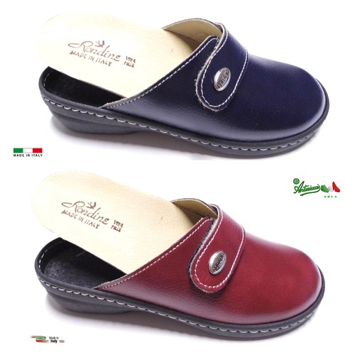 Pantofole ciabatte donna chiuse MADEinITALY SOLETTA ESTRAIBILE 310 italiane  | eBay