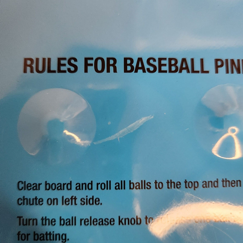 Schylling Play Ball Pinball Baseball Sports Game 10" x 10" - Picture 13 of 20