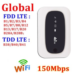 Unlocked Portable 4g Lte Router Global Network Frequency Band Mobile Broadband Ebay