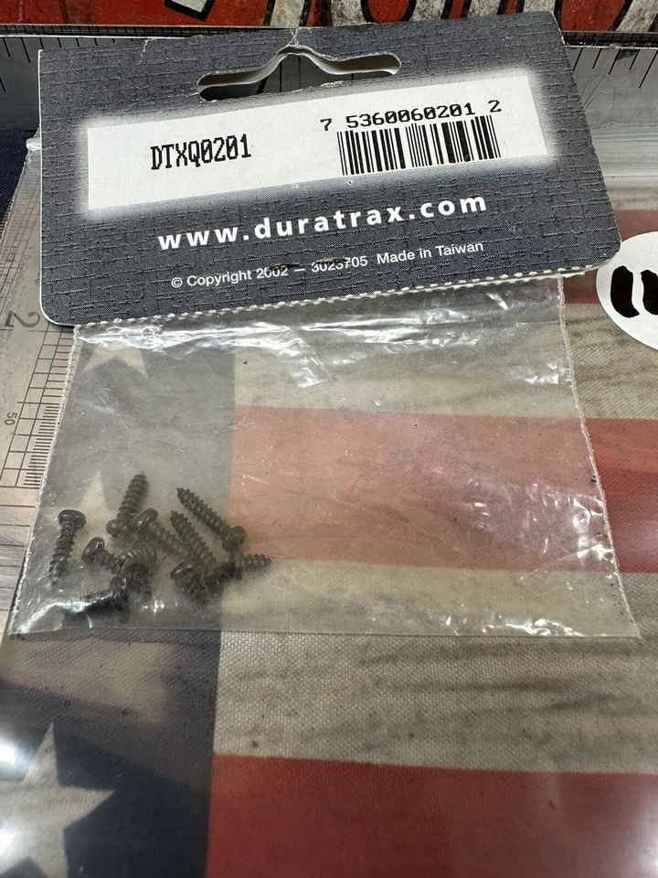 DuraTrax DTXQ0201: Round Head S/T Screw {2mm} NewInPack USA Shipped - Image 4 of 4