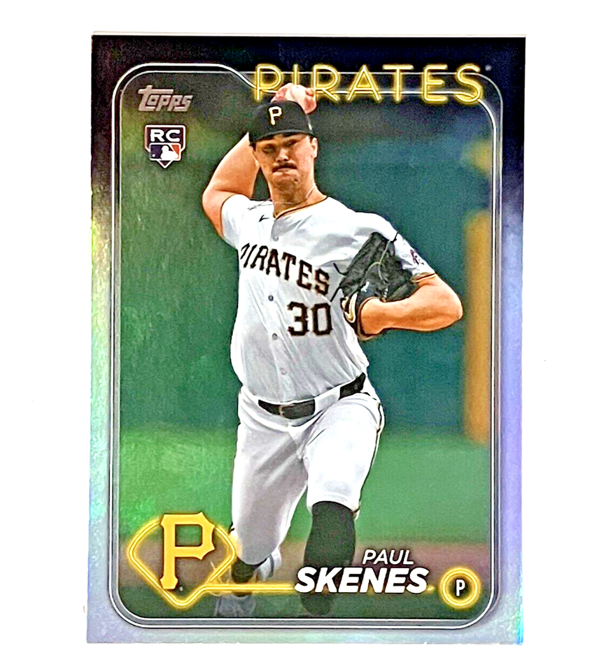2024 Topps Update Series - Gold #US100 Paul Skenes /2024 (RC 2024 Topps Update Series - Gold #US100 Paul Skenes /2024 (RC