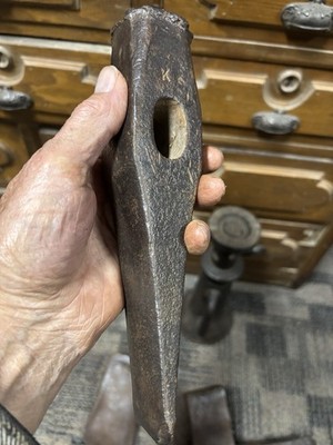 Antikes Eisenbahn Werkzeug Schienenmeißel oder Schmied Kaltschneider 4,90 lbs. 9 1/2''