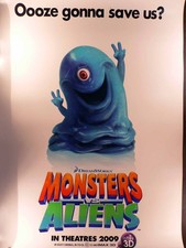 Monsters vs. Aliens - Int. Filmposter 70x100cm gerollt