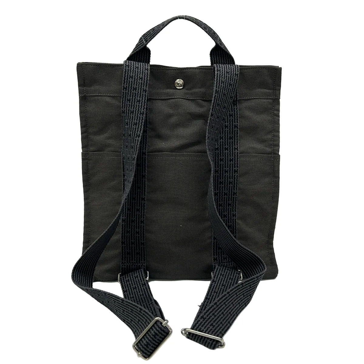 HERMES Her Line a Dos MM Gray Polyamide Polyester None Backpack — image 3