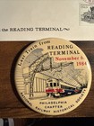 RARE LAST TRAIN FROM READING TERMINAL TICKET 0180 BUTTON PHILADELPHIA RAILROAD — photo 3