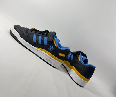 Adidas Originals Forum Low Men's Black Blue Versatile Sneakers FZ5890 US6  NWB