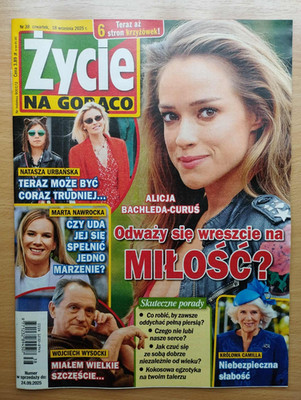 ALICJA BACHLEDA-CURUŚ on cover Camilla Parker Bowles,Selena Gomez,Gloria Estefan