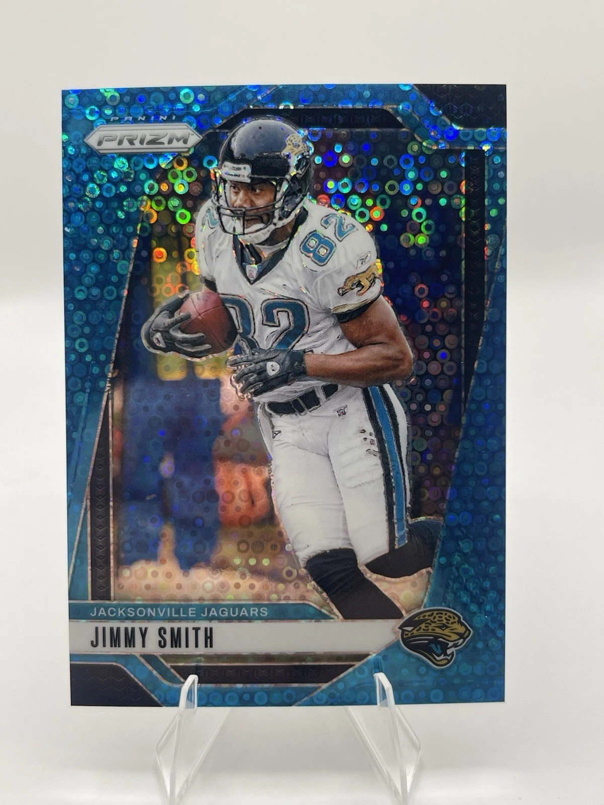 Jimmy Smith 2024 Panini Prizm Blue No Huddle Prizm #135 Jacksonville Jaguars /99