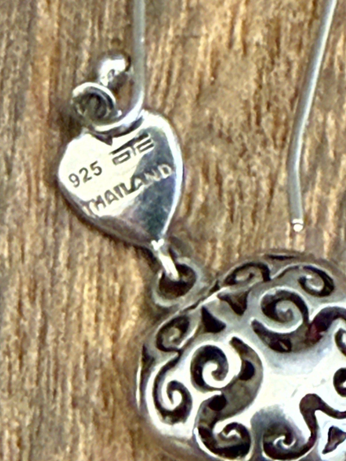 Lab-Created Ruby Heart Earrings Sterling Silver - image 5