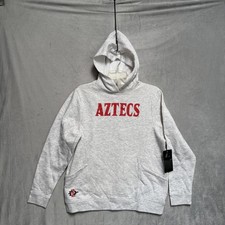 San Diego State Aztecs Sweatshirt Hoodie Boys 14 Gray NCAA Russell Athletic
