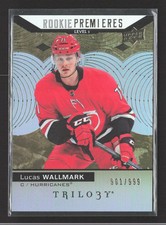2018 Upper Deck Trilogy Rookie Premieres Lucas Wallmark #63 Level 901/999