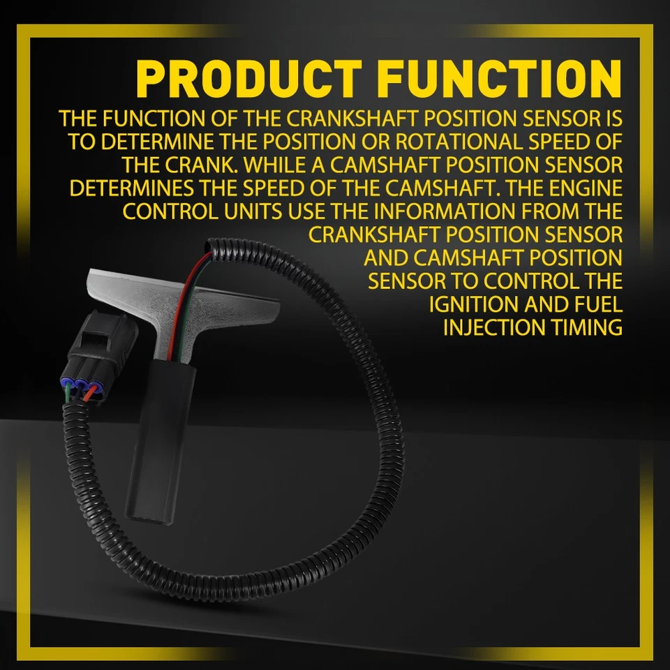 Sensor de posición de ángulo del cigüeñal 56027870 para Dodge Dakota Durango Ram 1500 NUEVO Foto 4 de 4