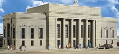 Walthers 933-3257 N Scale Union Station Commercial Structure Model Building Kit