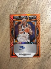 Carlos Boozer 2024-25 Panini Obsidian Galaxy Ink #GI-BOZ Utah Jazz Auto /99