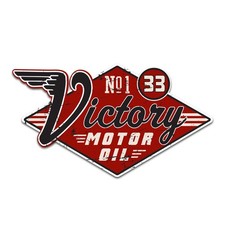 Retro Vintage, Old School Ace Cult Rockabilly Style Label - Victory R147-02