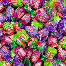 Dubble Bubble Assorted Fruit Flavor Gum - 1 Pound Bulk Bag of 3 Flavor Individua