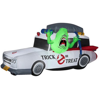 DEFECTIVE 44 Airblown Inflatable Ghostbusters Ecto1 with Slimer  motor n G3D