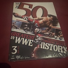 WWE: The 50 Greatest Finishing Moves in WWE History  3 DVD set NEW