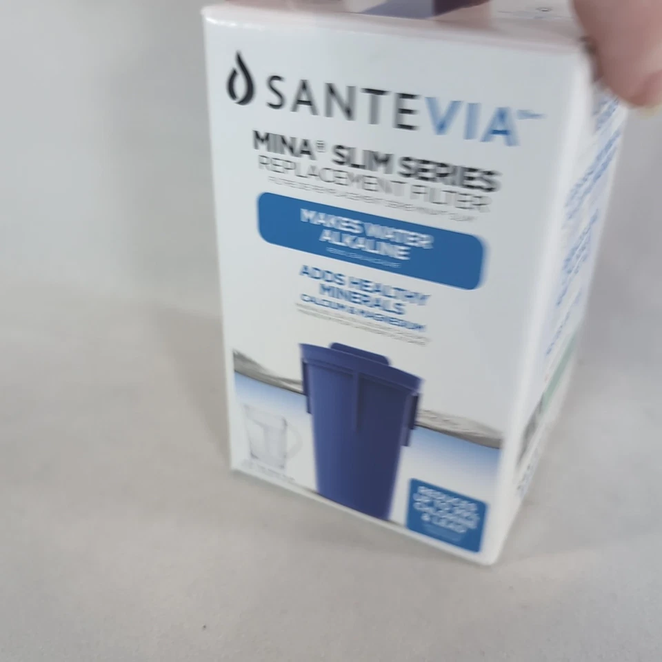 Santevia Mina Slim Series Replacement Filter Alkaline Water 9MS-471 NEW Blue - Image 2 of 4