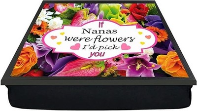 Personalisiertes Blumen Laptray If you were a Flower I'd Cushion Abendessen Schoß Tablett
