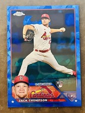 2023 Topps Chrome Sapphire Zack Thompson #34 RC Rookie St. Louis Cardinals SP
