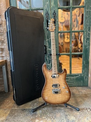 Ernie Ball Music Man Sabre HH Electric Guitar Afterburn w/ Original Hard Case