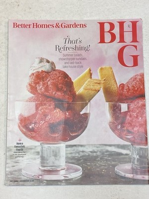 Better Homes Gardens Magazine Jul Aug 2025 Summer 4th Salad Sundae Showstopper