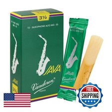 Vandoren SR2635 Alto Sax JAVA Reeds Strength 3.5 Box of 10
