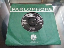 THE BEATLES LOVE ME DO VINYL 45 BLACK & SILVER PRESS RARE MPZT1 TAX CODE ON RIM
