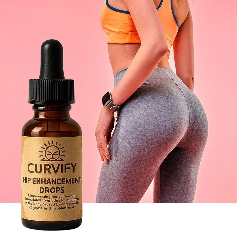 Curvify Hip Enhancement Drops Oil , Buttocks Firming and / Shaping 60ml D4V7 - Image 3 of 4