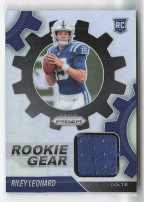 Prizm #RGR-RLD Ryley Leonard Rookie Gear Memorabilia