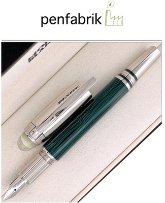 MONTBLANC StarWalker FÜLLFEDERHALTER Polar Green Metal PEN 132910 NEU OVP