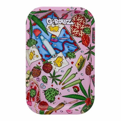 G-Rollz Amsterdam Picnic Valentines Rolling Tray Bauunterlage Medium 17,5x27,5cm