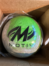 15lb Motiv Fatal Venom Bowling Ball MTVBMFT-15 Neon Green Clamshell Pearl React