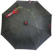 The Adventures of Tintin Long Umbrella Panel Print Locket Black Brand New