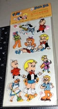 Vintage Stickers Puffy Richie Rich And Friends 1 Pkg ,sat1-1