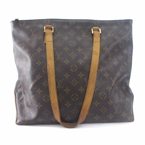 Louis Vuitton Monogram Cabas Alto PVC Shoulder Tote Bag M51152 Brown for Women