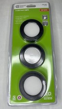 Commercial Electric 3 Light LED Black Puck Light Kit 848 665 Soft White Plug In