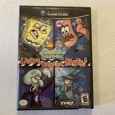 Nintendo Gamecube SpongeBob SquarePants Lights Camera Pants 2005 CIB UNTESTED