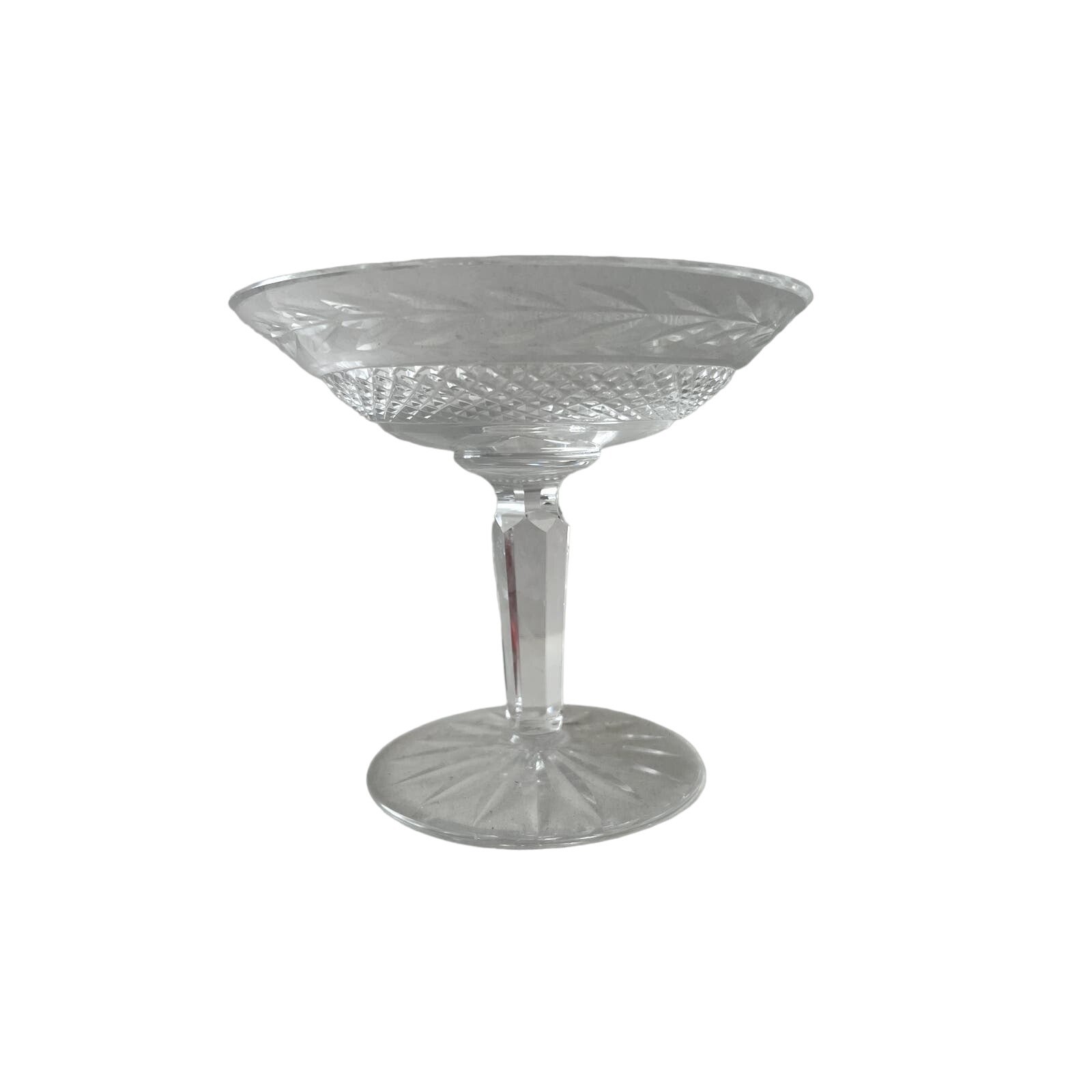 Vintage Waterford Crystal Stemmed Vase Dish in Mint Condition  