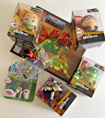 Top Action Figuren Konvolut Mega Construx Motu Masters Batman Hangrees Monchichi