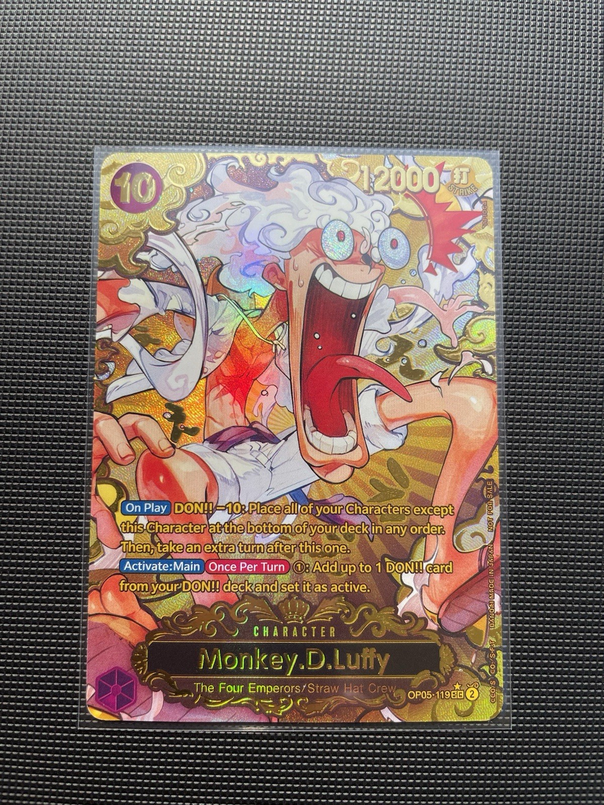Monkey D.Luffy SEC [OP05-119] ENG PROXY. (non Originale)
