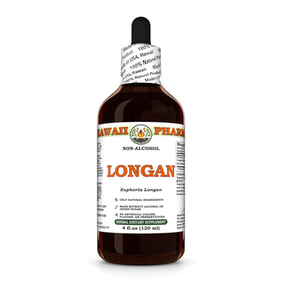 Longan (Euphoria Longan) Glycerite, Dried Peel Liquid Extract