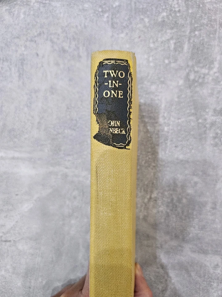 SIGNED - John Steinbeck 1947 of Mice and Men, Cannery Row, Vintage Two-Book Set - Image 4 of 4