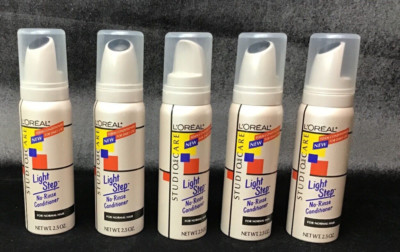 5 Vint' L oreal Studio Light Step 2.5oz No Rinse Condition+Bodifier Fine Hair